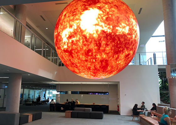 P2 P2.5 নমনীয় LED ইন্ডোর ডিসপ্লে, বিলবোর্ড স্ফিয়ার LED ডিসপ্লে