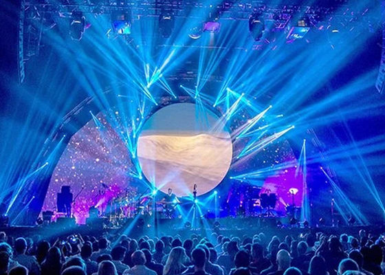 P1.875 P1.538 P2 রাউন্ড LED ডিসপ্লে, 750cd/m2 LED বিজ্ঞাপন প্রদর্শন