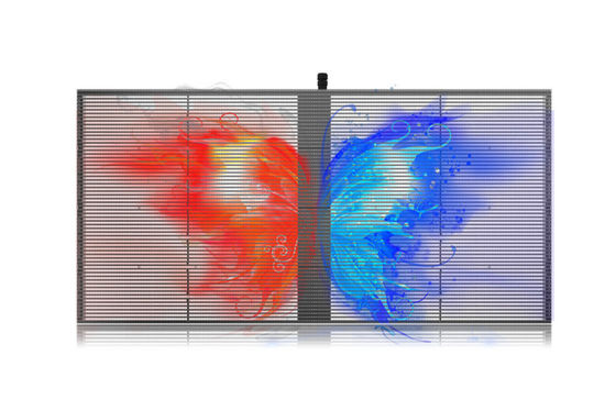 উচ্চ উজ্জ্বলতা ইনডোর আউটডোর SMD P2.84 P20 সম্পূর্ণ রঙের ভিডিও ওয়াল গ্লাস LED জাল