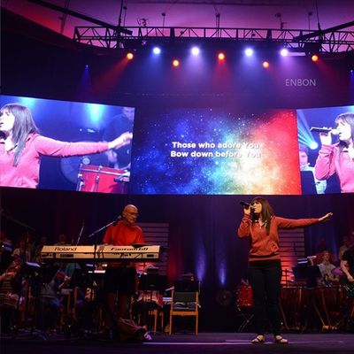 P3.91 AC110V ইনডোর ফুল রঙের LED ডিসপ্লে এসএমডি2020 2880HZ