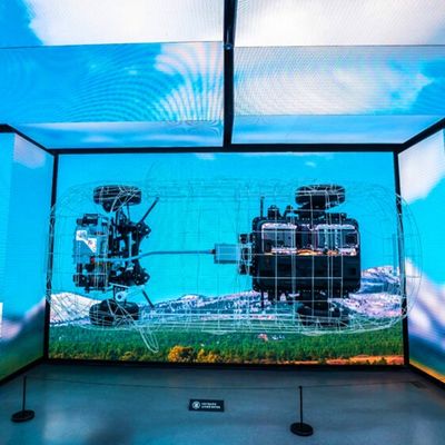 3840hz 3D ইমারসিভ কার্ভড LED ভিডিও ওয়াল P1.57 P1.87 P2 ভার্চুয়াল