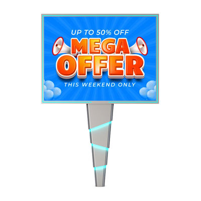 সহজ ইনস্টলেশন 8000nits IP65 p6 ইস্পাত নেতৃত্বাধীন বিজ্ঞাপন বহিরঙ্গন বিজ্ঞাপন