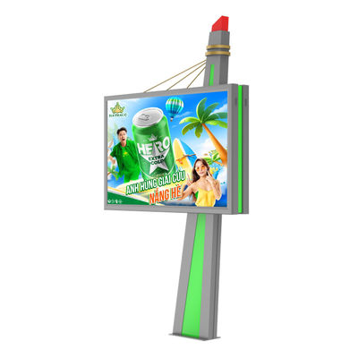 কাস্টমাইজড উচ্চ উজ্জ্বলতা জলরোধী 1920hz p6 ডিজিটাল স্ক্রিন বহিরঙ্গন নেতৃত্বাধীন বিলবোর্ড