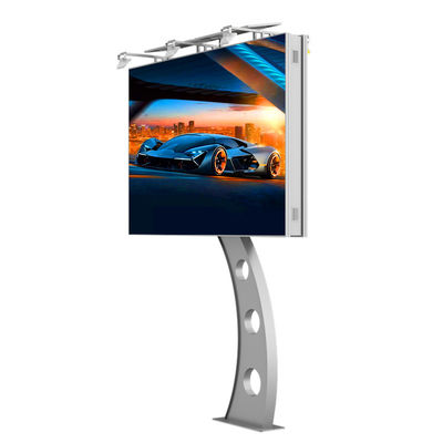 IP65 জলরোধী p6 8000nits ইস্পাত বিজ্ঞাপন ডিজিটাল স্ক্রিন বহিরঙ্গন নেতৃত্বাধীন বিলবোর্ড