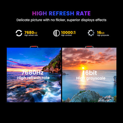 বিজ্ঞাপন নেতৃত্বাধীন বোর্ড এলইডি স্ক্রিন বাণিজ্যিক বিজ্ঞাপন P6.67 বহিরঙ্গন এলইডি স্ক্রিন পূর্ণ রঙ 8000cd/sqm 960*960mm