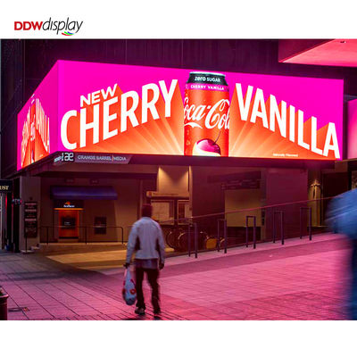বিজ্ঞাপন নেতৃত্বাধীন বোর্ড এলইডি স্ক্রিন বাণিজ্যিক বিজ্ঞাপন P6.67 বহিরঙ্গন এলইডি স্ক্রিন পূর্ণ রঙ 8000cd/sqm 960*960mm