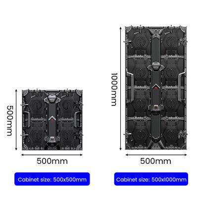 P3.91 স্টেজ ভাড়া LED ডিসপ্লে 50/60Hz ফ্রেম পরিবর্তন ফ্রিকোয়েন্সি এবং ge 800cd/m2 উজ্জ্বলতা