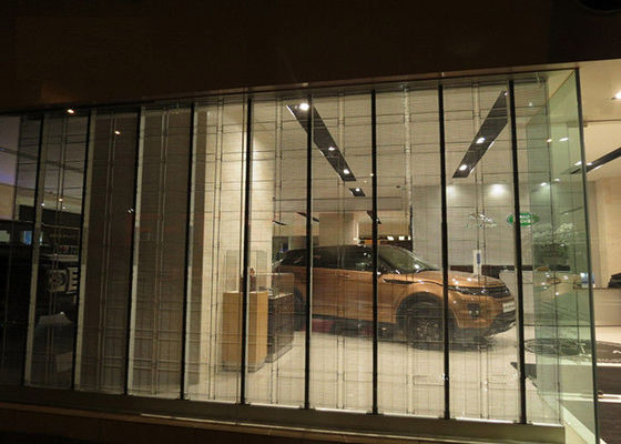 উচ্চ সংজ্ঞা স্বচ্ছ LED ডিসপ্লে প্যানেল, শপিং মলগুলি সাফ এলইডি স্ক্রিন