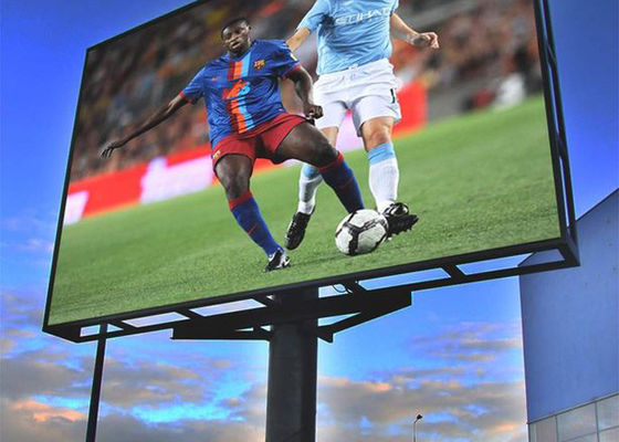 1R1G1B P8 মিমি আউটডোর ফুল কালার LED ডিসপ্লে লো পাওয়ার ওয়াটারপ্রুফ 100000 ঘন্টা