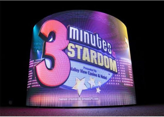 পিচ 6.25 মিমি ইনডোর ভাড়া এলইডি ডিসপ্লে সিস্টেম সম্পূর্ণ রঙের স্লিম হালকা ওজন