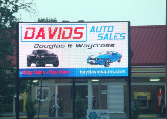 প্রদর্শনী আউটডোর ডিজিটাল ডিসপ্লে স্ক্রিন P8 এসএমডি জলরোধী ডাই কাস্টিং অ্যালুমিনিয়াম