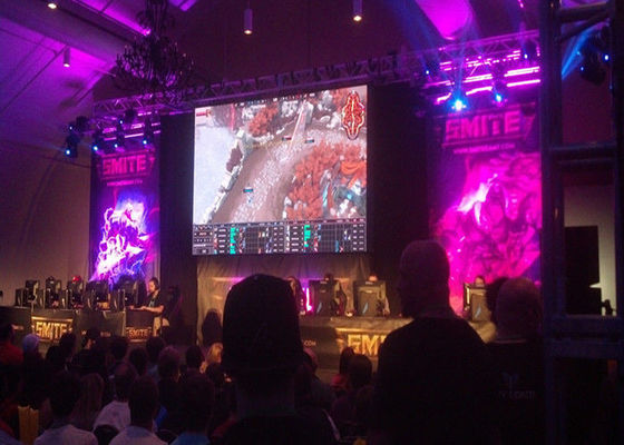 আল্ট্রা থিন পি 3 স্টেজ ব্যাকগ্রাউন্ড এলইডি স্ক্রিন এডভারটাইজিং এলইডি বিলবোর্ড এসএমডি 3528