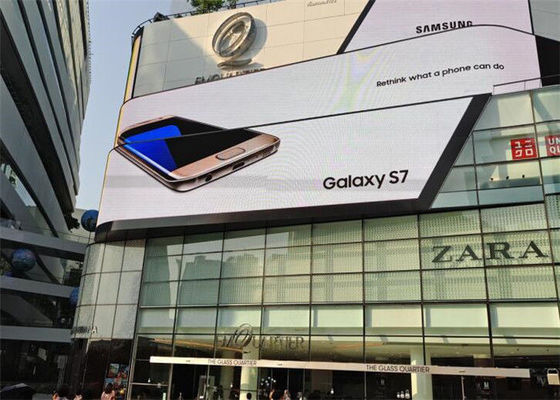 উচ্চ উজ্জ্বলতা পি 10 বাঁকা এলইডি স্ক্রিন স্ক্রিনটি বাঁকা মন্ত্রিসভা ডিজাইনের সাথে