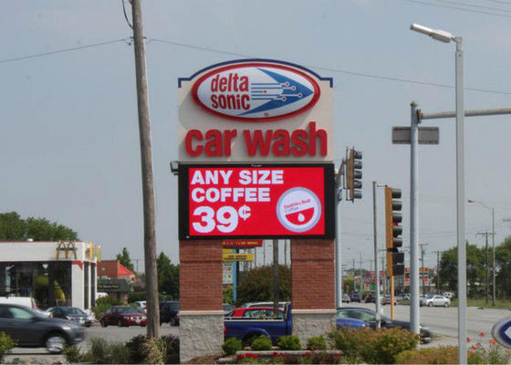 ডাবল সাইড ফ্রন্ট রক্ষণাবেক্ষণ এলইডি স্ক্রিন পি 4 মিমি ফ্রন্ট খোলার মন্ত্রিসভা সহ