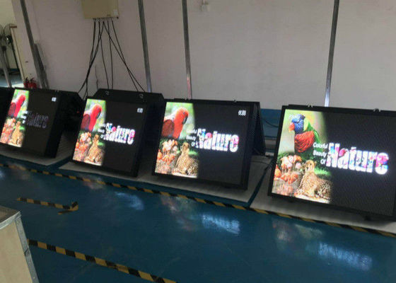 ডাবল সাইড ফ্রন্ট রক্ষণাবেক্ষণ এলইডি স্ক্রিন পি 4 মিমি ফ্রন্ট খোলার মন্ত্রিসভা সহ