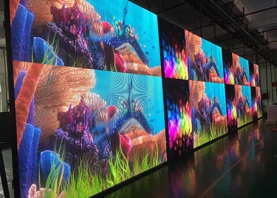 ইভেন্ট 5 / থিয়েটার স্টেজের জন্য পি 5 ইনডোর এলইডি ভিডিও ওয়াল ভাড়া অ্যাডজাস্টেবল ব্রাইটনেস