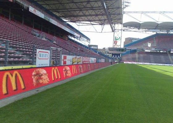 পি 12 পি 16 আউটডোর নেতৃত্বে বিজ্ঞাপনের স্ক্রিনগুলি স্পোর্ট পেরিমিটার LED ডিসপ্লে সম্পূর্ণ রঙ