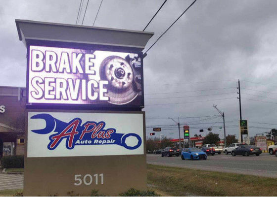 আউটডোর ডাবল সাইড ফ্রন্ট অ্যাক্সেস এলইডি ডিসপ্লে এইচডি পি 4 সাথে ফ্রন্ট ওপেনিং মন্ত্রিসভা