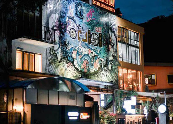 উচ্চ উজ্জ্বলতা স্বচ্ছ LED ডিসপ্লে ভিডিও ওয়াল 10 মিমি পিক্সেল পিচ 5000রাতs