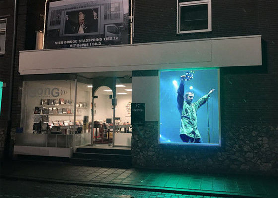 হালকা ওজন স্বচ্ছ LED ডিসপ্লে 5000 নিট ব্রাইটনেস বিশেষ পিসিবি ডিজাইন