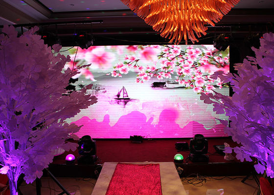 IP21 200W / M2 P5.9259 এসএমডি নেতৃত্বে ওয়াল প্রদর্শন 320x160 মিমি