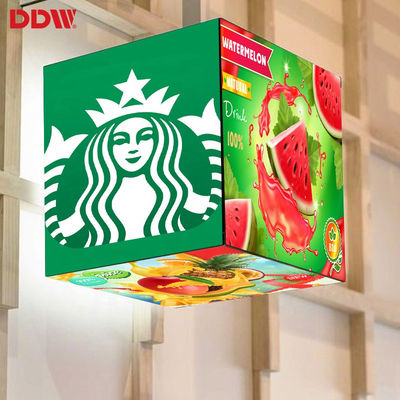 আউটডোর জলরোধী বিজ্ঞাপন LED কিউব স্ক্রীন, P2.5 পিক্সেল LED কিউব ডিসপ্লে