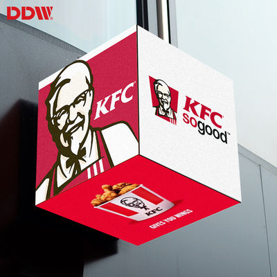 আউটডোর জলরোধী বিজ্ঞাপন LED কিউব স্ক্রীন, P2.5 পিক্সেল LED কিউব ডিসপ্লে