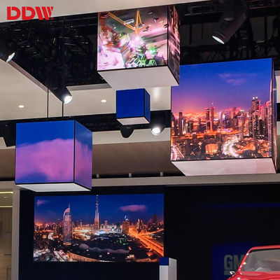 ইনডোর কাস্টম P2.5mm LED ম্যাজিক কিউব, ভিডিও স্ক্রীন LED কিউব ডিসপ্লে