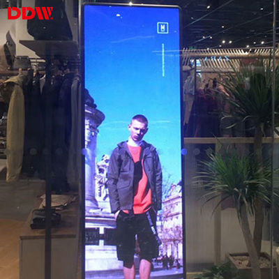 ডিজিটাল ভিডিও বিজ্ঞাপন LED মিরর স্ক্রীন ইন্ডোর আল্ট্রা থিন পোর্টেবল P1.75 P2 P2.5