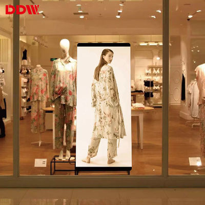 ডিজিটাল ভিডিও বিজ্ঞাপন LED মিরর স্ক্রীন ইন্ডোর আল্ট্রা থিন পোর্টেবল P1.75 P2 P2.5