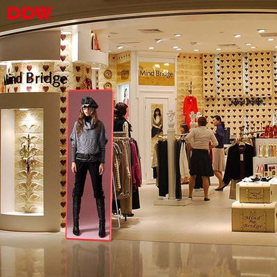 ডিজিটাল ভিডিও বিজ্ঞাপন LED মিরর স্ক্রীন ইন্ডোর আল্ট্রা থিন পোর্টেবল P1.75 P2 P2.5