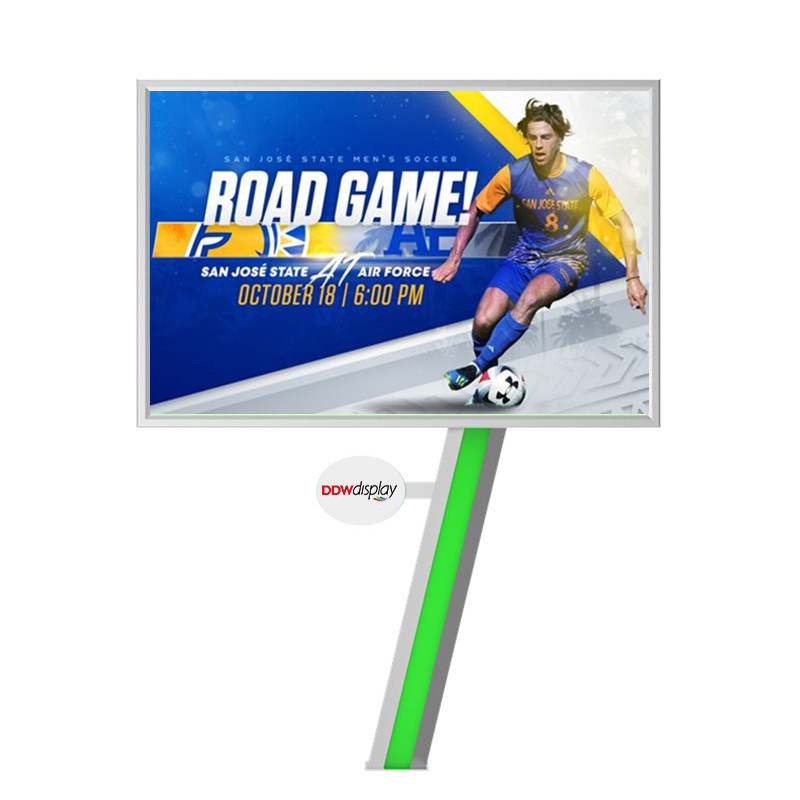 সহজ ইনস্টলেশন 8000nits IP65 P6 ইস্পাত নেতৃত্বাধীন বিলবোর্ড দাম বহিরঙ্গন নেতৃত্বাধীন বিজ্ঞাপন প্রদর্শন