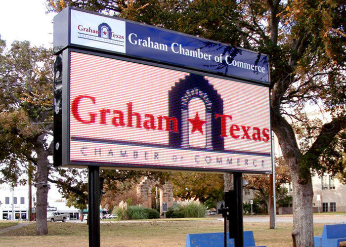 হাই ইউনিফর্মিটি আউটডোর ফুল কালার এলইডি ডিসপ্লে ভিডিও ওয়াল, পি 10 এলইডি স্ক্রিন