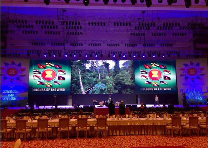 ডুয়াল বিদ্যুৎ সরবরাহ সহ শপিং মল ইনডোর ফুল কালার এলইডি ডিসপ্লে ওয়াল পি 10