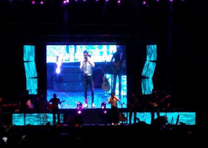 পি 10 ইনডোর ফুল কালার এলইডি ডিসপ্লে প্যানেল এন্টারটেইনমেন্ট লাইট শোষণকারী মাস্ক আইপি 54