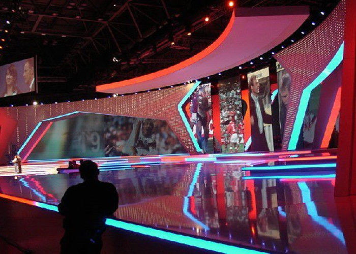 এসএমডি 3528 নরম স্টেজ ভাড়া এলইডি ডিসপ্লের ফুল কালার স্টেজ ব্যাকগ্রাউন্ড স্ক্রিন পি 4 মিমি