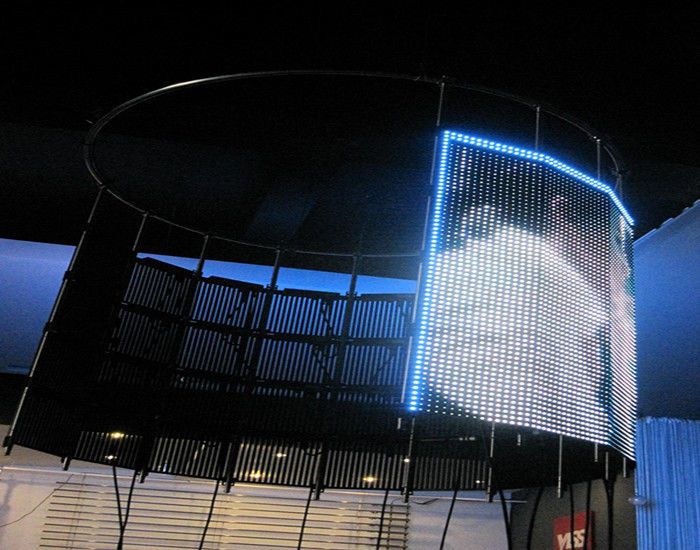 পি 16 লার্জ এলইডি জাল নমনীয় পর্দা সম্পূর্ণ রঙ, বিজ্ঞাপন ফ্লেক্স এলইডি প্যানেল